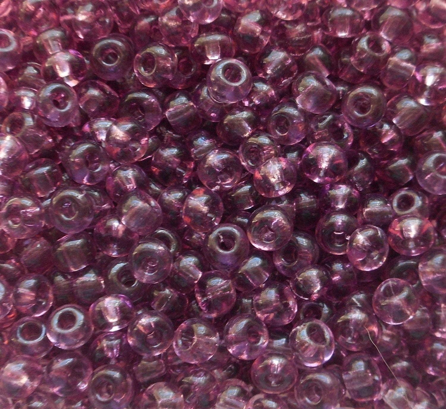 Opaque Red 6/0 Czech Glass Seed Beads, 4mm Preciosa