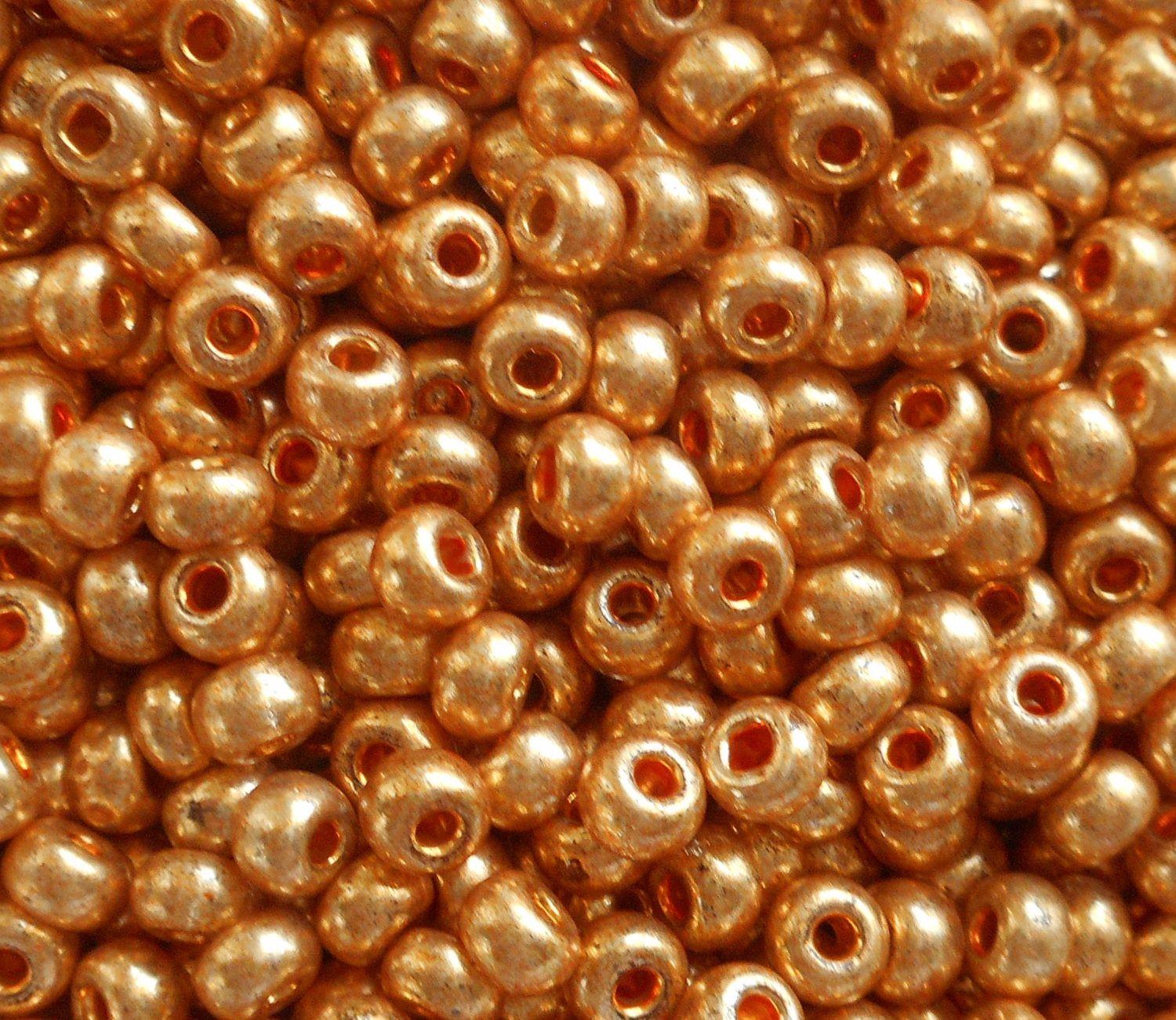 24 grams Czech glass Preciosa Rocaille 6/0 seed beads - opaque